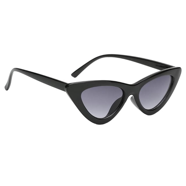 Triángulo de s Mujeres de Ojos de Gato de Sol Lentes de Espejo Protecciones Sores - Gris Negro Sunnimix Las gafas de sol de las mujeres de la moda