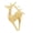 Primary Color-1PCS, variant on Metal Deer Cabinet Handle with Antler Detail, Decorative Opening Fitting for Wardrobes, Cabinets, and Furniture Drawers