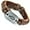 Brown, variant on Soul Statement Men's Wrap Bracelet Brown Fish Charm, PU Leather