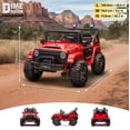 thumbnail image 3 of VOLTZ TOYS 2026 Nouveau Jeep Outreach Camion pour Enfants 24 V à 2 Places - Batterie Électrique, Moteurs Doubles, Télécommande 2,4 g et Lumières DEL Halo - Rouge, 3 of 6