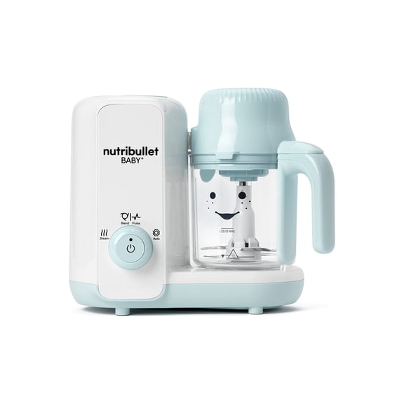 Procesador de alimentos NutriBullet Baby Steam + Blend White/Blue
