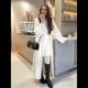 thumbnail image 5 of Suéteres Cárdigan Largos para Mujer, de Mohair, Abiertos Al Frente, de Punto Holgado y Holgado, Chaquetas de Abrigo de Moda para Otoño Lechoso un Tamaño, 5 of 10