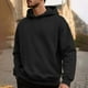 thumbnail image 1 of Ceisia Men's Flag Print Color Block Embroidered Gift Pocket Half Zip Drawstring Casual Athletic Hoodie, 1 of 6