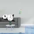 thumbnail image 2 of Reloj de pared con diseño de panda, figura de mujer, bañador, decoración de mesa, tablero de densidad de resina creativo, vidrio, adecuado para sala d, 2 of 8