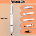 thumbnail image 2 of yeacher 6-Piece Everlasting Pencil Set with No Ink, No Sharpening, Durable HB Lead for Writing & Drawing, Includes 6 Replaceable Tips in White & Pastel Colors, 2 of 5