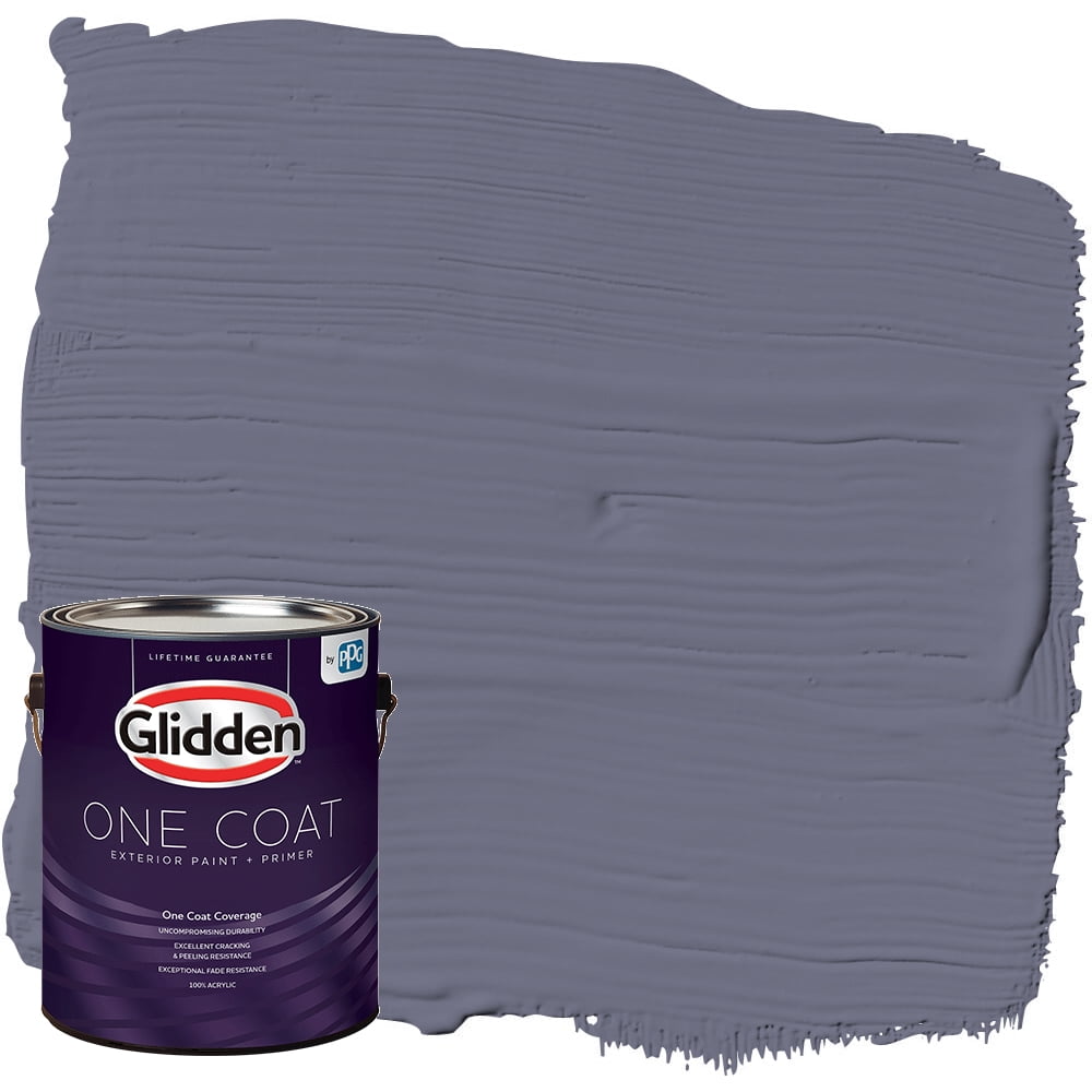 Glidden One Coat Exterior Paint and Primer, Old Mill Blue