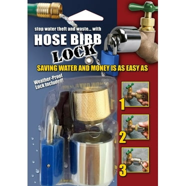 Brass Hose Bibb Lock with Padlock