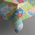 thumbnail image 5 of Pioneer Flower Floral Print Pattern Square Tablecloth, Waterproof Wipeable Spillproof Washable Table Cover for Home Kitchen Party Decor, 60"x60", 5 of 6