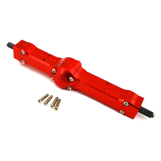 maskred CNC Rear Axle For 1/12 MN D90 OFF-Road RC Car Accessories Replacement Parts Red