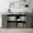 Dark Grey, variant on Castle Place Durable Engineered Wood 4 Shelf Sideboard, Dark Grey