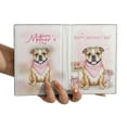 thumbnail image 3 of Happy Mother's Day Bulldog Love Dog Mom Heart Flower Travel Passport Wallet Dog Lover Gifts Idea PU Leather Passport Holder Cover - 12004, 3 of 5