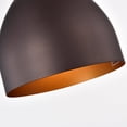 thumbnail image 6 of RADIANCE goods Industrial 1 Light Oil Rubbed Bronze Mini Pendant Ceiling Fixture 7" Wide, 6 of 9