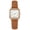Brown, variant on Women'S Watches Fashion Classic Square Quartz Watch Casual Leather Band Wristwatches With Luminouse Easy Read Dial Green