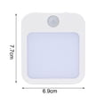 thumbnail image 5 of Mosey Motion Sensor Light Plug And Play Soft Lighting Flicker Free Automatic On/Off Dimmable Compact Size Stepless Dimming Infrared Induction Night Lamp Home Supplies, 5 of 7