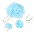 thumbnail image 4 of Unique Bargains 1 Pc Bath Shower Loofah Sponges Body Puffs for Bathroom 5.12"x5.51" Blue, 4 of 6