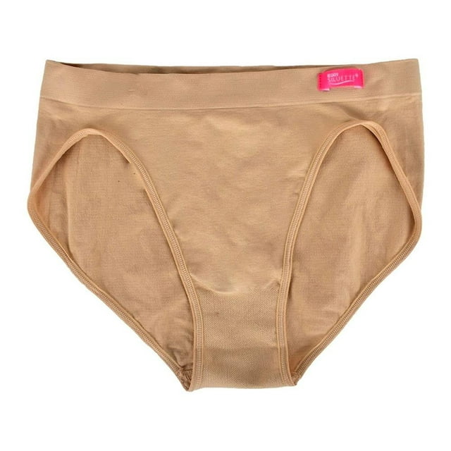 Pantaleta Body Siluette para Mujer, Corte Francés Beige Talla M