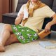 thumbnail image 5 of Fotbe Cows With Calfs Green Pantalones Cortos de Pijama para Hombre, Ropa de Dormir, Pantalones de Pijama Cortos para Hombre-4X-Large, 5 of 6