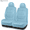 Blue, variant on Road Comforts Car Seat Covers for Women, Solid Color Leather Front Seat Covers, Universal Fit, Airbag Compatible Seat Protectors for Cars SUVs Trucks,, Pink