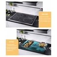 thumbnail image 2 of Large Induction Cooktop Protector Mat Ocean Shipwrecks Stove Top Covers for Electric Stove, Coastal Nautical Dolphins Vintage Decorative Stove Burner Cover Mats, Glass Top Stove Cover, 2 of 7