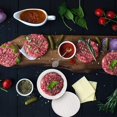 thumbnail image 2 of Prensa para hamburguesas, máquina para hacer hamburguesas, anillos de molde para hamburguesas de 4,5 pulgadas de tamaño perfecto como prensa para hamburguesas de fácil liberación para juego de acceso, 2 of 4