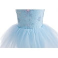 thumbnail image 6 of ATAIKU 3-9Y Kids Girls Princess Ballet Dress Short Sleeve Leotards Skirted Tutu Dancewear Halloween Christmas Party Dress, 6 of 15