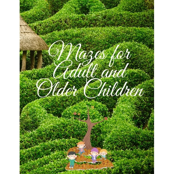Mazes for Adult and Older Children: Amazing Maze Activity Book for adult and older children . Workbook for fun, Games, Puzzles, Spatial Awareness and Problem-Solving. (Paperback)
