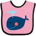 thumbnail image 3 of Inktastic Whale Cute Blue Boys or Girls Baby Bib, 3 of 4