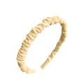 thumbnail image 2 of Satin Headbands Ruffled Hair Hoop Ruched Hair Band Satin Pleated Headbands Ruffled Hair Hoop Fashionable Hair Accessories For Women Girls, 2 of 2