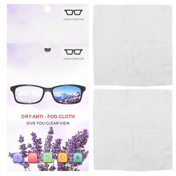 2Pcs Glasses Cleaner Wipes Eye Glasses Wipes Microfiber Cloth Glasses Cloths Screen Cleaning Cloths