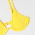 thumbnail image 6 of Sngxgn Women's Swimsuit Tummy Control Bathing Suit Ruffle V Neck Swimwear(Yellow,XL), 6 of 7