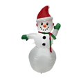 thumbnail image 2 of Muñeco de nieve inflable de Navidad Soledad 122 cm para decoración al aire libre, 2 of 10