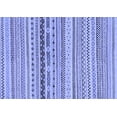 thumbnail image 1 of Ahgly Company Indoor Rectangle Solid Blue Modern Area Rugs, 3' x 5', 1 of 4