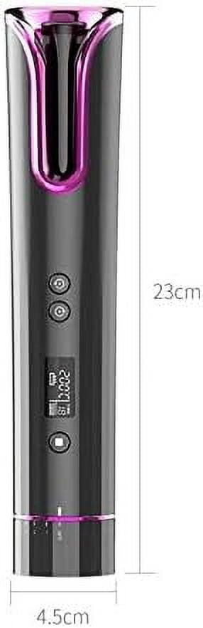 RKXQT Portable Automatic Curling Iron Multi-Function USB Charging Travel Smart LCD Automatic Curling Iron Automatic Winding