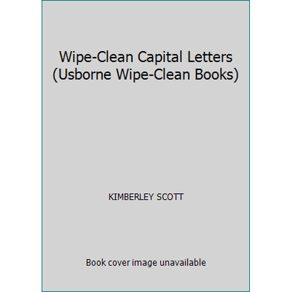 Pre-Owned Wipe-Clean Capital Letters (Usborne Wipe-Clean Books) (Paperback) 0794536417 9780794536411