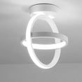 thumbnail image 4 of ADISUN Flush Mount Ceiling Lights Led Ceiling Light Fixtures, Circle Creative Modern Design LED Ceiling Lamp, Cool White, 4 of 5