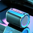 thumbnail image 3 of Portable Bluetooth Speaker with Lights, Powerful Crystal Clear Sound, IPX5 Waterproof, All Day Playtime, AUX&TF-Card Input, Bluetooth 5.0, TWS Paring, Small Wireless Speaker for Outdoor, Gift Ideas, 3 of 3