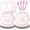Pink, variant on 48Pcs Go Fishing Birthday Party Decorations - Ofishally One Gone Fishing Paper Plates Napkins Forks Birthday or Baby Shower Supplies Set for 16 Guests