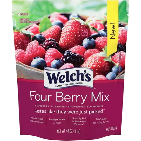 Welch’s Four Berry Mix, 3lbs, (6-Pack)
