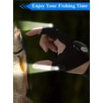 thumbnail image 3 of LED Flashlight Gloves, Hands-Free Light, Black, 1 Pair (No Battery), 3 of 6