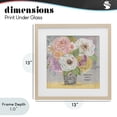 thumbnail image 4 of Stupell Industries Shabby Chic Cherish Every Moment Inspiration Birch Framed Print Under Glass, 13 x 13, by Suzanne Nicoll, 4 of 8