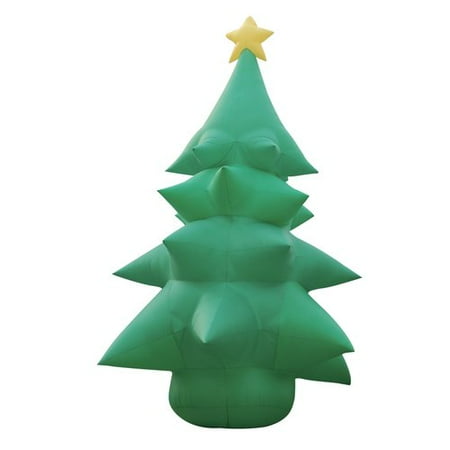 BZB Goods Christmas Inflatable Huge Tree with Star Topper Decoration