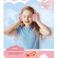 thumbnail image 4 of Upgrade USB Type C Kids Headphone for School, 94dB Safe Volume Limited, HD Stereo Sound, Foldable Lightweight On-Ear Headphones for Boys/Girls/Students/Tablet/Travel-Pink, 4 of 7