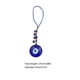 thumbnail image 3 of 2 piezas colgantes de mal de ojo azul hechos a mano collar de cuentas artesanales accesorios de llavero, 3 of 5