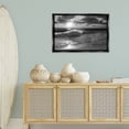 thumbnail image 3 of Stupell Industries Sunset Crashing Wave Landscape Photography Black Floater Framed Canvas Art Print Wall Art, 31 x 21, 3 of 10