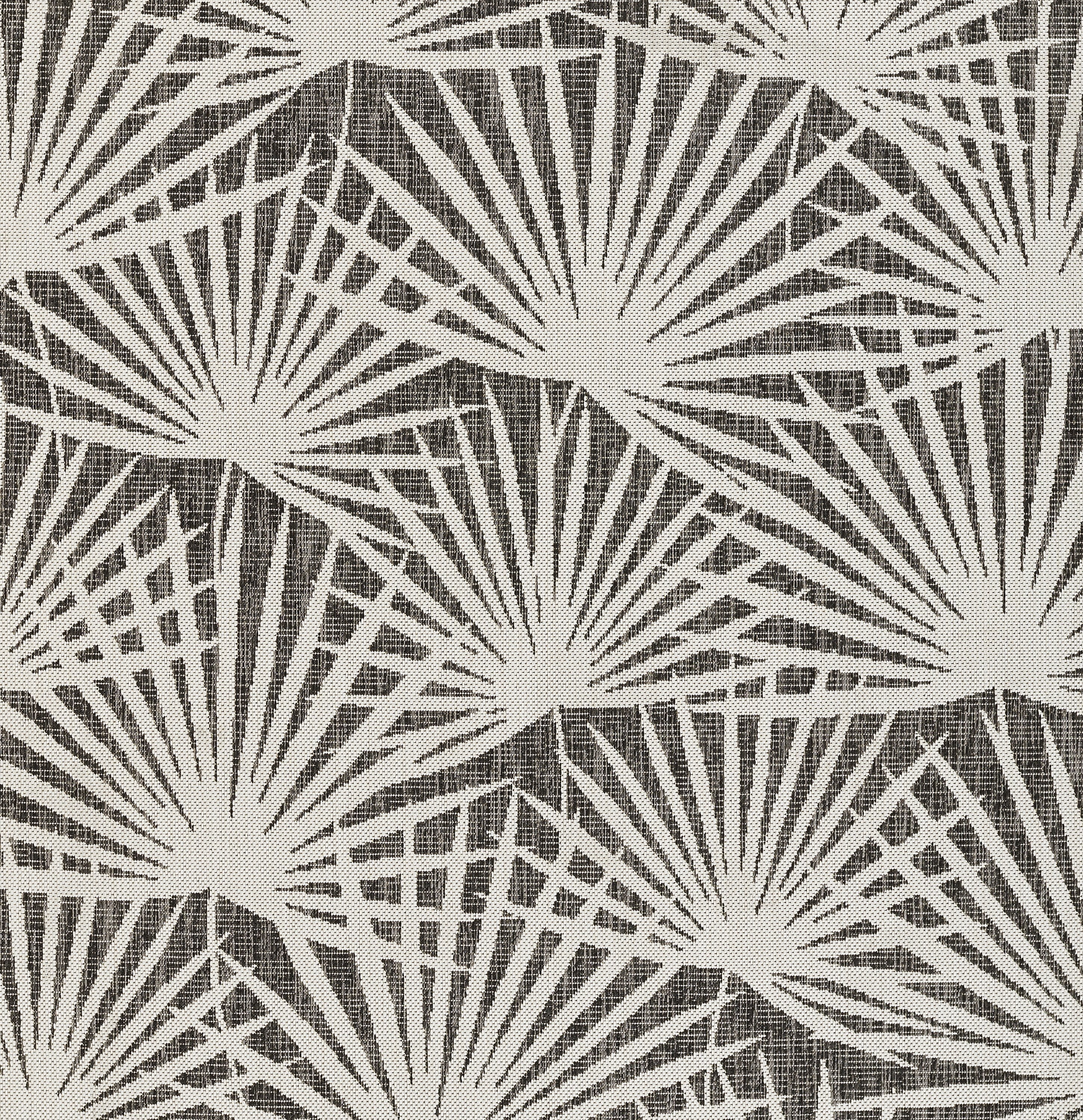 Novogratz by Momeni Villa Sorrento Charcoal Indoor Outdoor Rug 3'3" X 5'