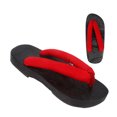 thumbnail image 1 of Sonducket 1 par de zapatos Retro para Cosplay, pantuflas de antideslizantes, plataforma impermeable resistente al desgaste, sandalias de verano, Accesorios de calzado Vino Tinto/36-37 Sonducket AP012712-04, 1 of 6