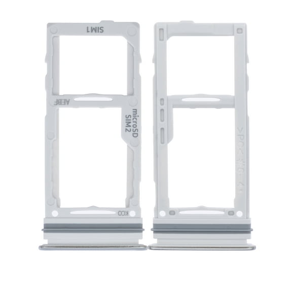 Replacement Dual Sim Card Tray Compatible For Samsung Galaxy A52 4G (A525 / 2021) / 5G (A526 / 2021)  A52S 5G (A528 / 2021) (Awesome White)