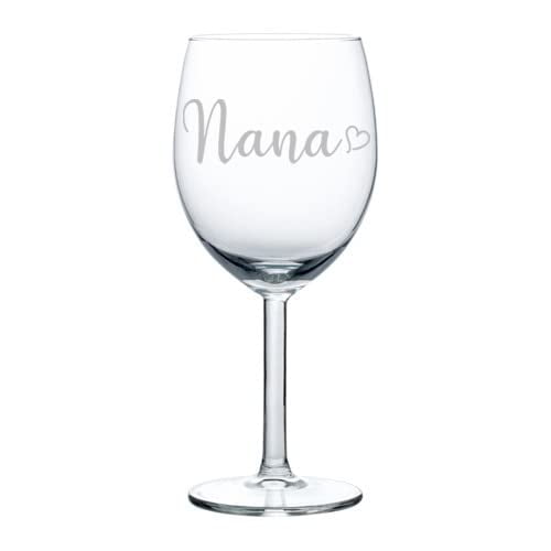 Wine Glass Goblet Nana With Heart (10 oz)