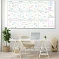 thumbnail image 3 of Large 58x34 Inch Dry Erase Wall Calendar 12 Months Planner with 2 Markers, 3 of 5