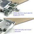 thumbnail image 3 of Juego de 2 ruedas para puertas correderas, guías, rodamientos de bolas, piezas deslizantes, juego de ruedas de nailon para puertas de armarios y armarios, 3 of 5